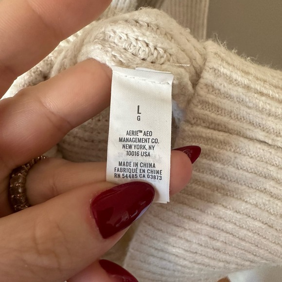 Cozy Cream Cardigan Sweater - Picture 4 of 7